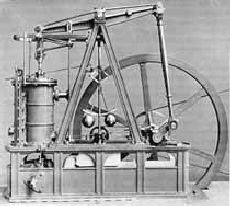 A máquina a vapor de James Watt