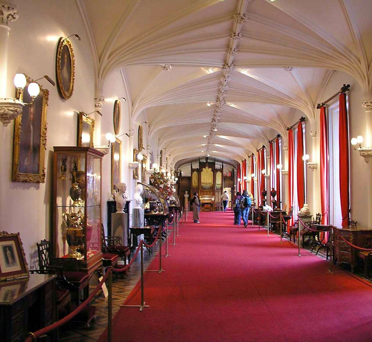 Galeria no castelo de Scone, Perth, Escócia