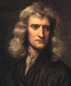 Isaac Newton - Físico e matemático inglês. Estabeleceu as leis de Newton.