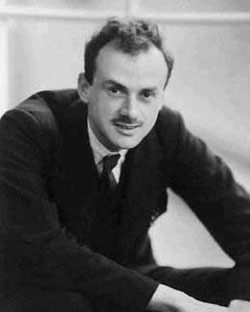 Biografia de Paul Dirac - desenvolveu a equação de Dirac que descreve o comportamento relativístico do eletrão.