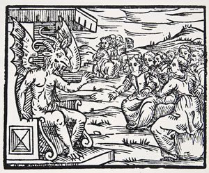 Imagem do Compendium Maleficarum, de Guazzo (1626).