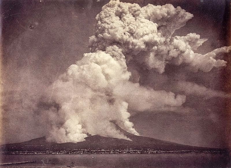 erupção vesúvio 1872