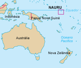 Mapa de Nauru