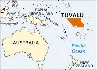 Mapa de Tuvalu